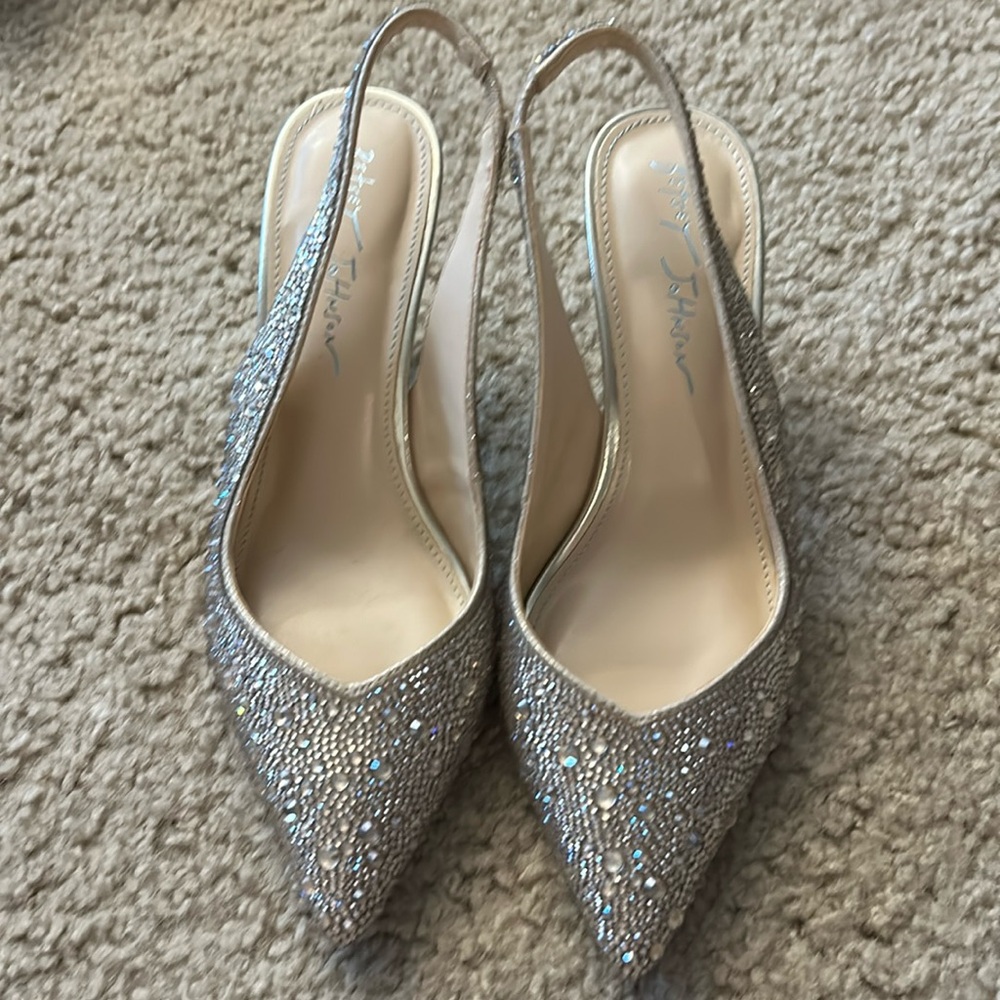 Rhinestone Betsy Johnson Heel